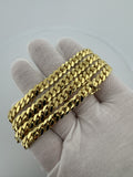 22" 14k Yellow Gold Cuban Link Chain 7mm 75.6g