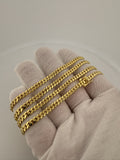 26" 14k Yellow Gold Cuban Link Chain 4mm 32.8g