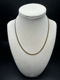 16" 10k Yellow Gold Cuban 3mm 11.3g