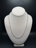 21" Silver 20ctw VS/VVS Lab Diamond Tennis Chain 3.5mm 22.0g