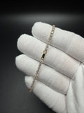 7" 14k Yellow Gold 4.5ctw VS/VVS Lab Diamond Tennis Bracelet 2.8mm 3.9g