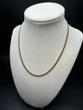16" 10k Yellow Gold Cuban 3mm 11.3g