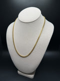 20" 18k Yellow Gold Cuban 4.5mm 39.93g