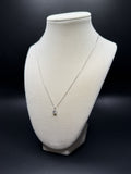 16-18" Adj Silver Cable – 1/2ct Round VS/VVS Lab Diamond Solitaire Pendant 1.6g