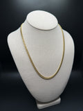 20" 18k Yellow Gold Cuban 4.5mm 39.93g