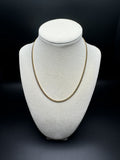 16" 10k Yellow Gold Cuban 3mm 11.3g