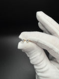 14k Yellow Gold 1/4ctw VS/VVS Lab Diamond Studs Screw Back Posts .6g