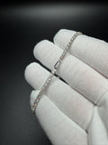 7" 14k White Gold 4.5ctw VS/VVS Lab Diamond Tennis Bracelet 2.8mm 4.2g