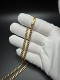 20" 18k Yellow Gold Cuban 4.5mm 39.93g