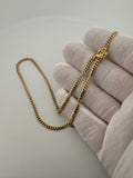 16" 10k Yellow Gold Cuban 3mm 11.3g