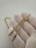 16" 10k Yellow Gold Cuban 3mm 11.3g