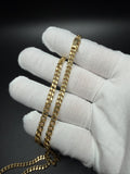20" 18k Yellow Gold Cuban 4.5mm 39.93g