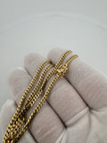 16" 10k Yellow Gold Cuban 3mm 11.3g