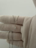 16-18" Adj Silver Cable – 1/2ct Pear Shape VS/VVS Lab Diamond Solitaire Pendant 1.6g