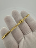 8" 10k Yellow Gold Cuban 4mm 9.7g