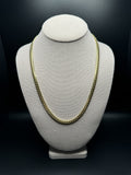 22" 10k Yellow Gold Cuban 6mm 50.53g