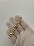 8" 14k Yellow Gold Curb 8.5mm 19.6g