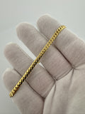 8" 10k Yellow Gold Cuban 4mm 9.7g