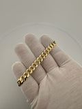 8" 14k Yellow Gold Curb 8.5mm 19.6g