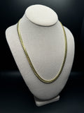 22" 10k Yellow Gold Cuban 6mm 50.53g