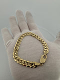 8" 14k Yellow Gold Curb 8.5mm 19.6g