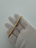 Custom 8" 18K Yellow Gold Handmade Cuban Link Bracelet 6mm 29.44g — Remaining Balance (Sergio Pineda, Order #2675)
