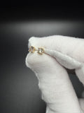 10k Yellow Gold est 1/3ctw Natural Diamond Studs .76g