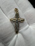 1.25" 14k Yellow Gold Star of David 5mm Bail 1.84g