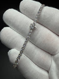 T18 — 7" 14k White Gold 5ctw+ F VS1 Lab Diamond Tennis Bracelet Bundle