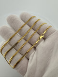 24" 14k Yellow Gold Cuban 2.5mm 12.1g