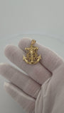 1.5" 14K Yellow Gold Mariner Cross/Crucifix 5.4mm Bail 3.5g