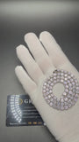 16" Silver 34ctw D VVS1 Moissanite Tennis Chain 5mm GRA Certified 27.5g