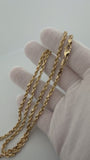 Remaining Balance — 26" 4mm 10K Yellow Gold Solid Rope Chain (Alex Eatmon)