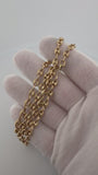 20" 14k Yellow Gold Puffed Mariner Link 5mm 12.2g