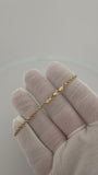 7" 2.5mm 10K yellow gold rope bracelet, 1.4g – Ott Family Jewelry – video