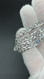 Italian 5mm Silver Curb Link Chains