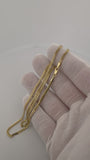 22" 2.5mm solid 10K yellow gold Cuban link chain, 9.05g – Ott Family Jewelry (11)