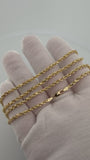 22" 3mm 10K yellow gold rope chain, 5.6g – Ott Family Jewelry – video