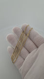 18" 14K Yellow Gold Cuban Chain 2mm 5.5g