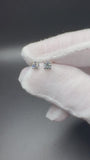 14k White Gold 0.5ctw EGL Certified Lab Diamond Studs