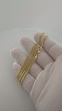 24" 14K Yellow Gold Cuban Chain 2.5mm 12.2g