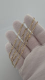 2.5mm Figaro Chain, 14K Yellow Gold, 20" (4.3g)