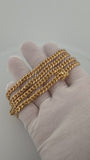 Pre-Owned 22" 14k Yellow Gold Cuban 6mm 66.81g