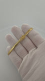 7.5" 14K Yellow Gold Cuban 5mm 15.0g