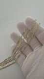24" 14K Yellow Gold Paperclip 3mm 2.8g