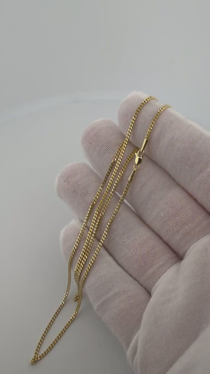 20" 1.75mm solid 10K yellow gold Cuban link chain, 4.3g – Ott Family Jewelry (9)