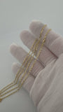 24" 14K Yellow Gold Heavy Fancy Anchor Chain 2.5mm 5.9g