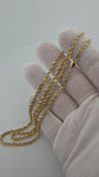 24" 10K Yellow Gold Rope 3mm 16.7g