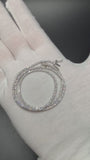 17" 14K White Gold 5.17ctw E-F VS Lab Diamond Tennis EGL Certified – 2mm – 9.69g