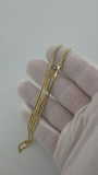 20" 14K Yellow Gold Cuban 1.75mm 4.9g